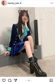 「SKE48 谷真理佳、猫耳ヘア＆美脚見せで魅惑の上目遣い」の画像3
