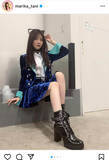 「SKE48 谷真理佳、猫耳ヘア＆美脚見せで魅惑の上目遣い」の画像2