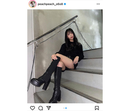 NMB48 安田桃寧、ニーハイブーツでセクシー＆カッコいい美脚見せつけ!