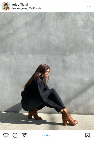 ローラ スキニー履いたブラックコーデで抜群のスタイルを披露 かっこいい 素敵 22年1月10日 エキサイトニュース