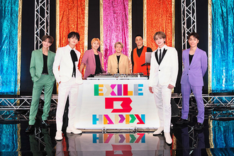 EXILE TETSUYAを中心としたEXILE TRIBEの新音楽ユニット・EXILE B HAPPYがお披露目