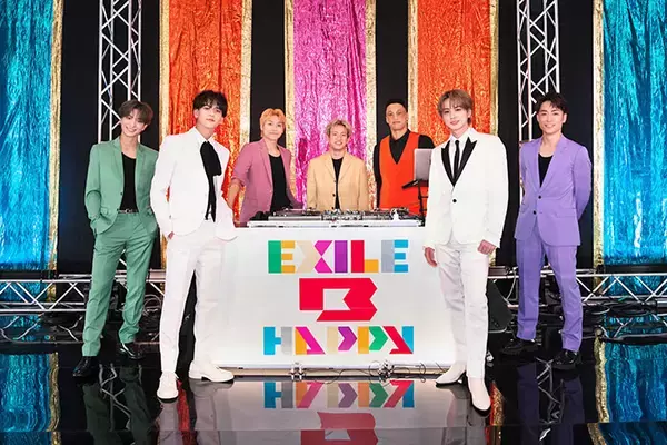 「EXILE TETSUYAを中心としたEXILE TRIBEの新音楽ユニット・EXILE B HAPPYがお披露目」の画像