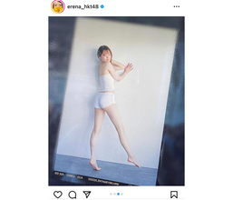 HKT48・坂本愛玲菜、美尻＆美脚で魅せる健康美ボディにファンうっとり