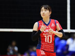 【女子バレー】中川つかさが３度目の日本代表で徹した役割「チームを元気にしようと意識していました」