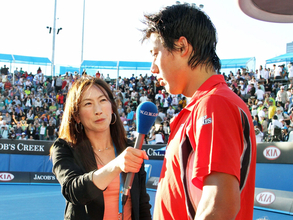錦織圭の魅力を、杉山愛はテレビ番組でどう伝えたか　「具体的な局面やプレーを細かく解説するほうが喜んでくれた」