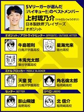 【ハイキュー‼×SVリーグ】上村琉乃介が"ゴミ捨て場の決戦"に感じたリアル　孤爪研磨のセリフに「春高バレーを思い出す」
