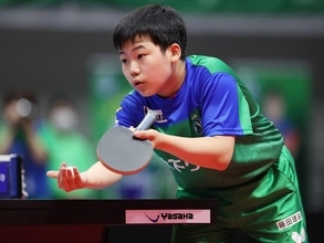 張本智和に続く「男子卓球界の怪物」、14歳の松島輝空。ラリー戦での粘り強さを武器に世界ユース３冠など実績は十分