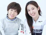 「フェンシング宮脇花綸×ガールズケイリン鈴木奈央　互いの競技の紹介では「動物園みたいに叫んでます」「魂が抜けそうなくらい走ってます」（笑）」の画像1