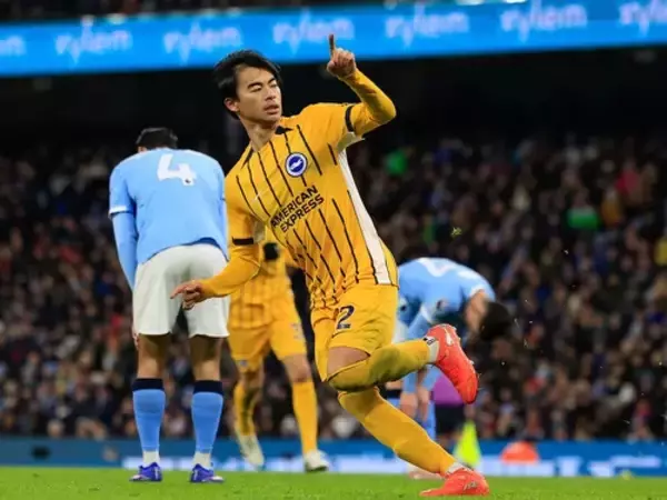 三笘薫、完全復活がうかがえるプレーも披露　マンチェスター・シティ戦で貴重な同点弾