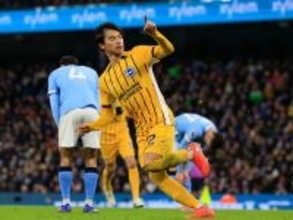 三笘薫、完全復活がうかがえるプレーも披露　マンチェスター・シティ戦で貴重な同点弾