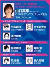 【ハイキュー‼×SVリーグ】山口真季が選んだベストメンバーは、黒尾・月島の「師弟コンビ」など安定感抜群