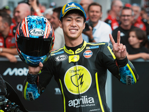 MotoGP小椋藍、日本人22年ぶりの優勝を語る　「『自分が世界で一番速かった』と、より強く感じた」