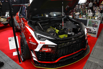 世界初のSUVドリフトマシンでFDJ参戦!?　風間オートサービスのレクサス LBXはただのイロモノじゃない【大阪オートメッセ2026】