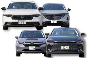 手放し運転は本当に使える？　どのクルマが優れてる？　トヨタ・スバル・日産・ホンダの運転支援機能「ハンズオフ」を比較試乗した