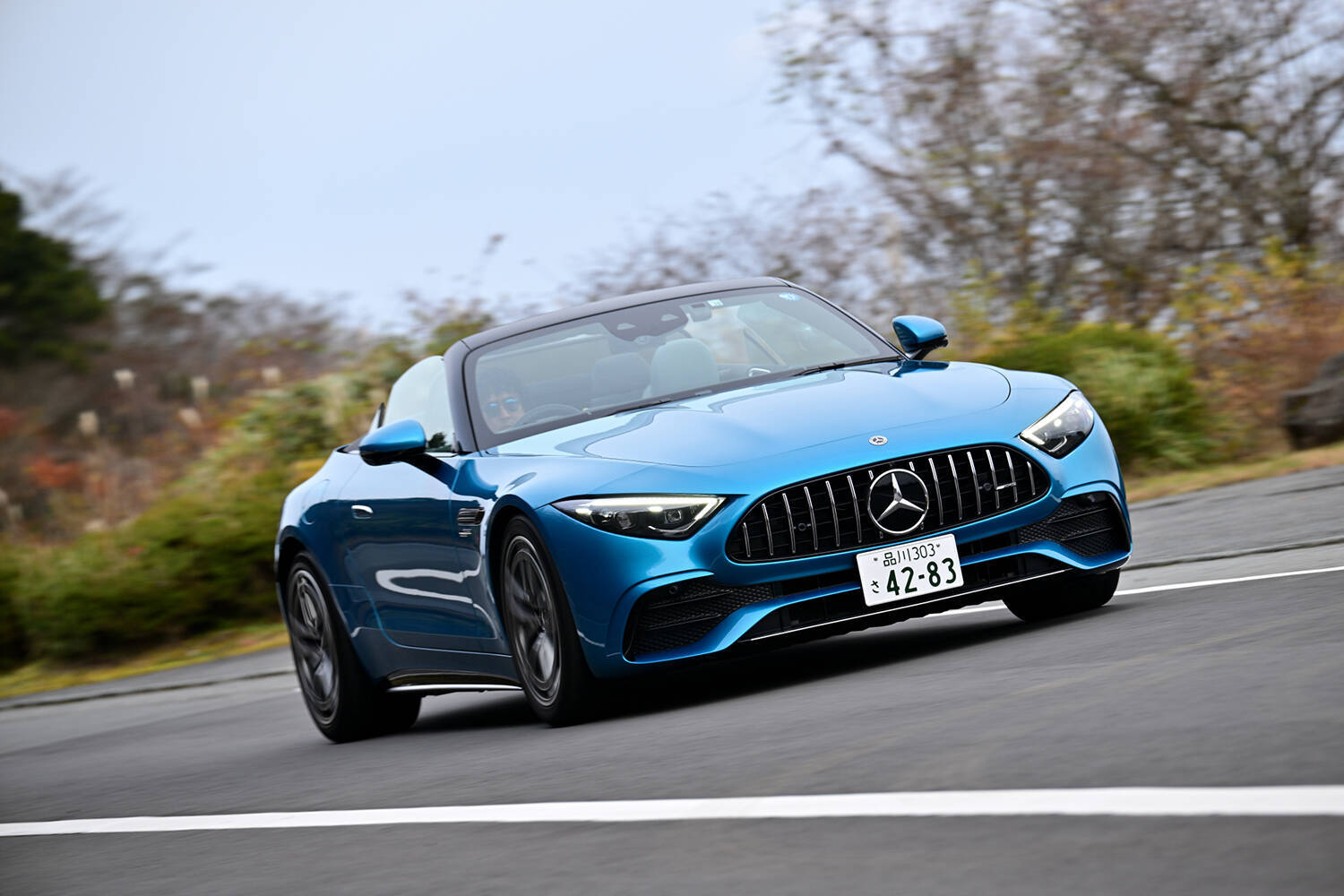 【試乗】メルセデスAMG SLは「重厚」から「スポーティ」へ路線変更！　さらに４気筒化したのにその価値はマシマシなワケ