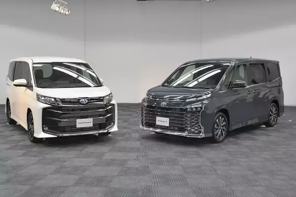 「新型ノアヴォクが絶好調のトヨタもマイナス！　三菱だけは大幅プラス！　コロナ禍に振り回される2022年1月の新車販売」の画像