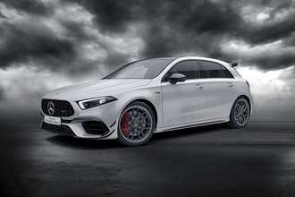 ブランド誕生55周年を祝う特別仕様車をコンパクトモデルにも設定！　メルセデスAMG A 45 S 4MATICプラス／CLA 45 S 4MATICプラス「エディション55」を発表