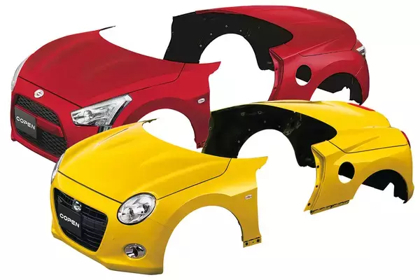 「着せ替え可能なクルマ「コペン」ってホントに着せ替えてる人いるの？　と思ったら年間20セットも売られていた！」の画像