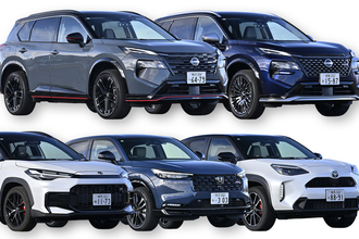 街乗り派＆ファミリーこそ「スポーツグレードSUV」を選ぶべき！　「エクストレイル」「ヴェゼル」「カローラクロス」「ヤリスクロス」を比較試乗してわかった本当の価値!!