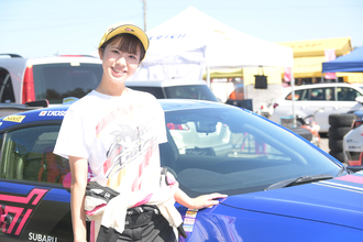 元SKE48の梅本まどか選手が全日本ダートラにドライバーでデビュー！　なぜアイドルはステアリングを握ったのか？