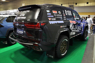 １千万円超えの超高級SUV「レクサスLX」のラリー仕様ってギャップが凄い！   ライトな見た目と裏腹に中身は魔改造されていた!!