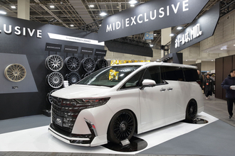 ミニバンもSUVもスポーツカーも足元はお任せ！　守備範囲の広さが武器のMIDが話題のホイールに新作を続々投入【大阪オートメッセ2026】