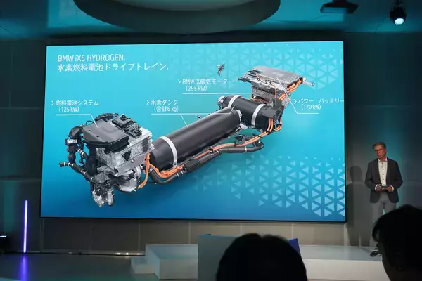 「BMWは電気だけじゃなく水素にも本気！　トヨタと共同開発した燃料電池駆動システムの「iX5ハイドロジェン」にて実証実験を日本で開始」の画像