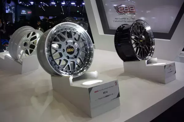 「従来比10%も軽量化！　BBSが新素材を使った新型ホイールを発表【東京オートサロン2023】」の画像