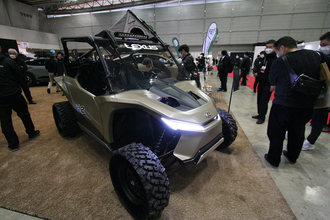 なんと「シャコアゲ」クラウンまで登場！　「TOKYO OUTDOOR SHOW 2023」のトヨタ＆レクサスブースが圧巻【東京オートサロン2023】