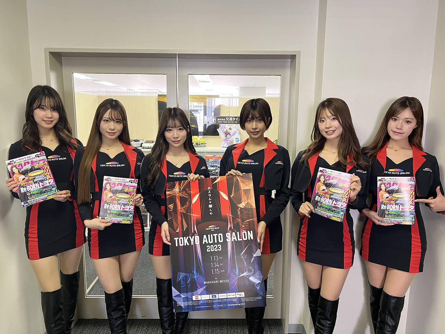 ６人の女神が東京オートサロン2023の魅力を全力PR！　イメージガール“A-class”が編集部にやってきた
