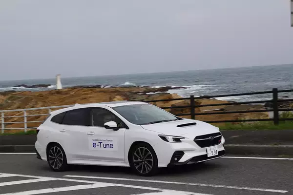 「【試乗】すでに乗ってるレヴォーグの走りが「アップデート」される！　スバルの新サービス「SUBAROAD」と「e-Tuneダンパー」が控えめにいってもアリだった」の画像