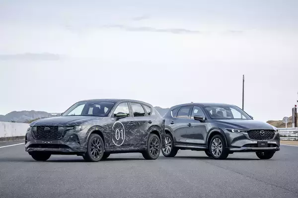 「【試乗】マツダの新たな挑戦は成功の匂いしかしない！　CX-60プロトの直6ディーゼルとPHEVに乗った」の画像