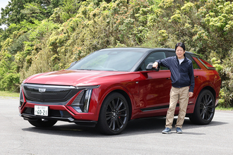 【試乗】乗ったらアメ車の固定観念が覆ること確実！　キャデラックのBEV SUV「リリックＶ」は速さも楽しさも文句なし