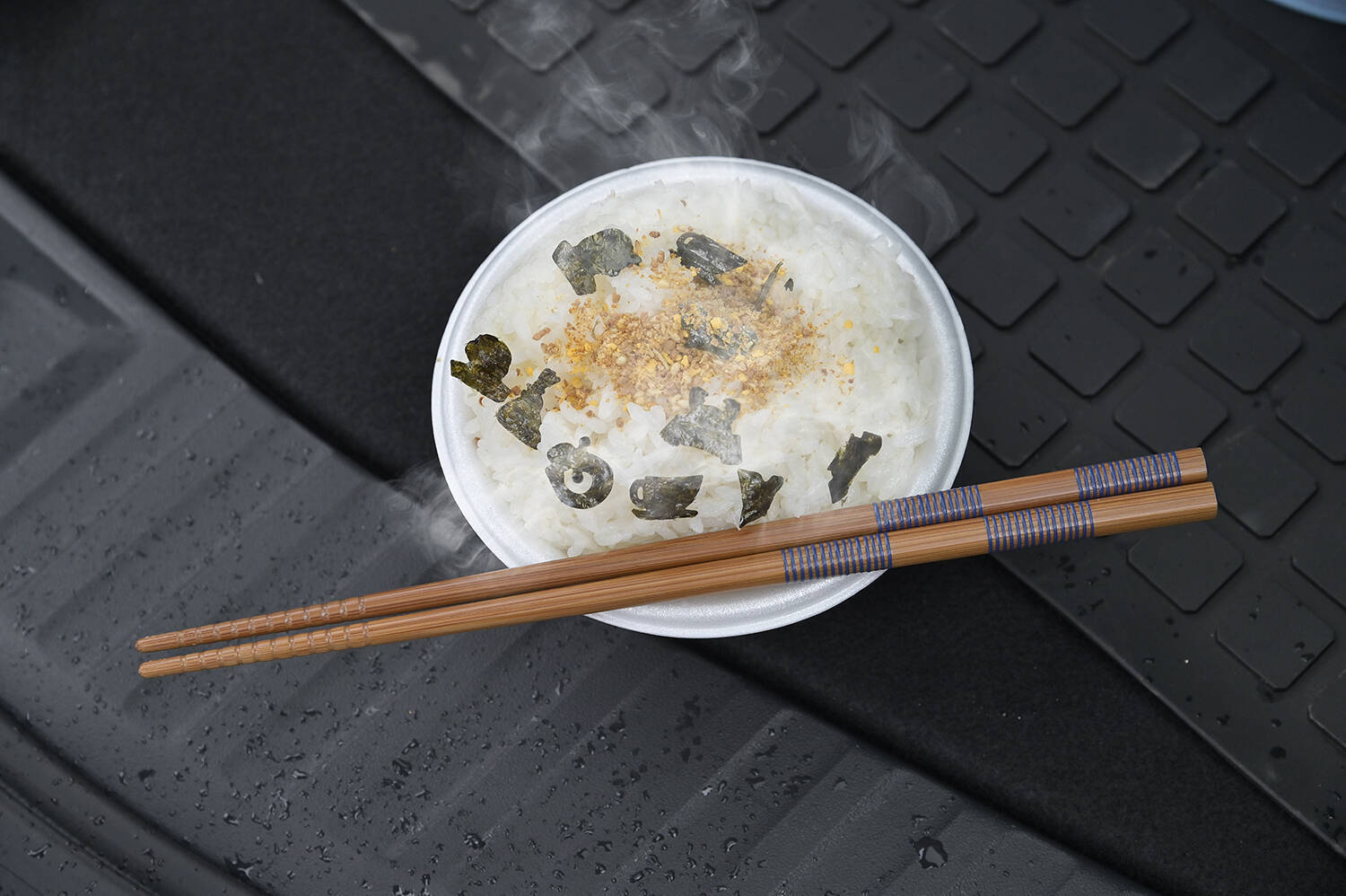 電気自動車なら米も炊けるぞっ！　ってわけでEVならではの旅の楽しみ方を提案！　WEB CARTOP編集部員が大阪→東京出張の間にSA・PAで「ご飯に合うおかず」を探して実食してみた