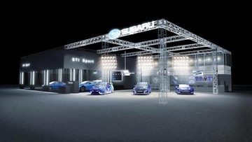 早くも次期型レヴォーグのSTI Sportを披露！　スバルとSTIが東京オートサロン2020に出展