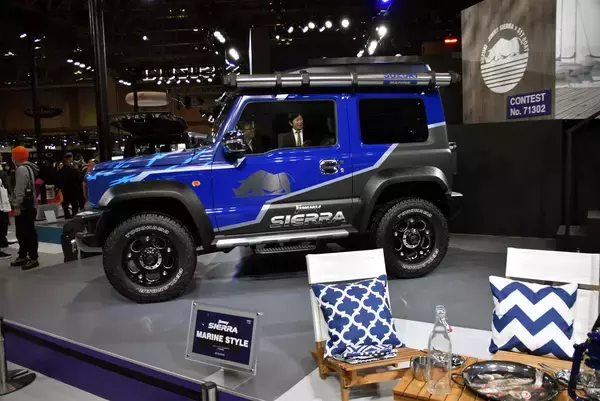 「遊べる新型ハスラーを「もっと遊べるクルマ」にするカスタムとは？　スズキが3台のコンセプトモデルを展示【東京オートサロン2020】」の画像