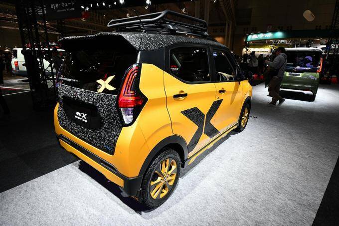 発売目前の新型eKスペースが初披露！　個性派SUVがズラリ揃った三菱自動車ブース【東京オートサロン2020】