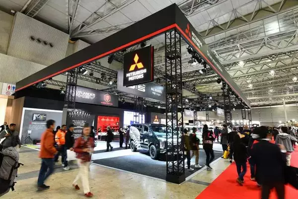 発売目前の新型eKスペースが初披露！　個性派SUVがズラリ揃った三菱自動車ブース【東京オートサロン2020】