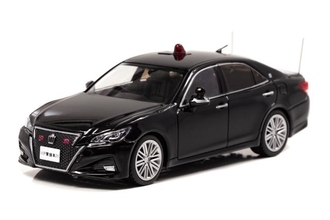 ヒコセブンからトヨタ・クラウンの要人警護車＆白黒パトカー２種が43分の1スケールで発売