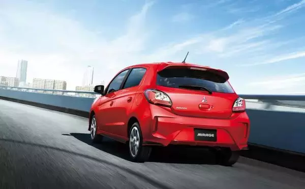 「三菱ミラージュがダイナミックシールドを採用！　安全装備も充実でサポカーSワイドに該当」の画像