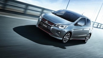 三菱ミラージュがダイナミックシールドを採用！　安全装備も充実でサポカーSワイドに該当