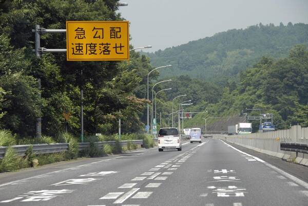 ヤフオク お手軽縦型看板 スピード注意 赤 屋外可 送