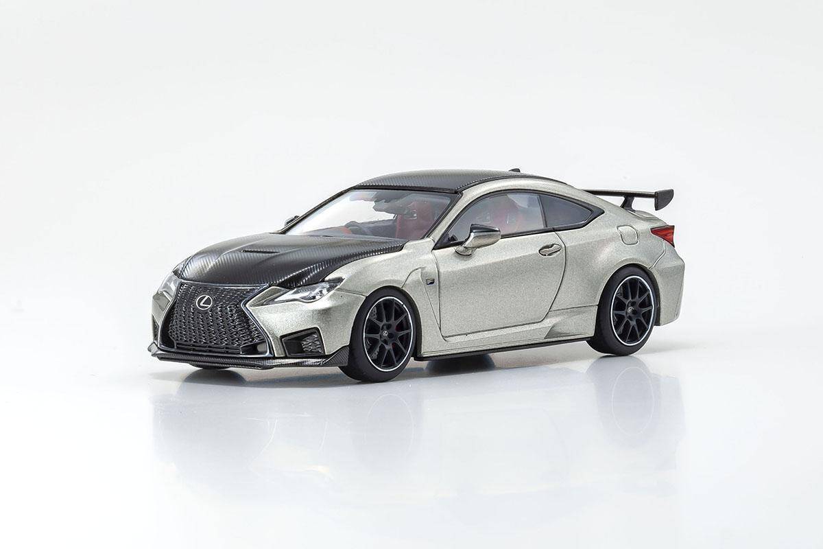 京商モデルカーの最新作「レクサスRC F」が43分の1スケールで発売！　高性能バージョンをモデル化