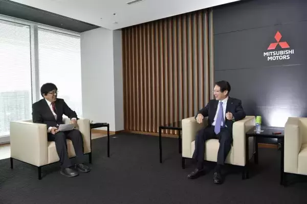 「「この先登場するクルマは？」「自社のクルマをどう思う？」　三菱自動車の加藤CEOに直撃！」の画像