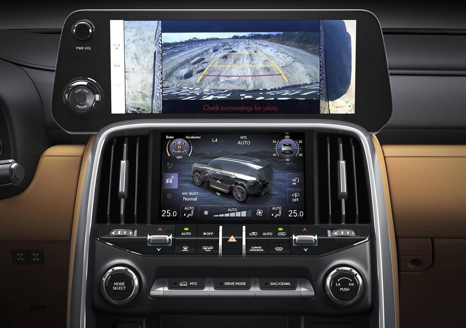 7組のフローティングバーによる新スピンドルグリルで超オラ顔！　日本発売は2022年初頭予定のレクサスLXを公開