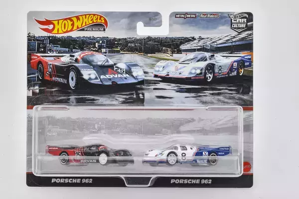 「人気の２台が１セットに！　ホットウィール 「プレミアム ２パック 」が３種類登場！」の画像