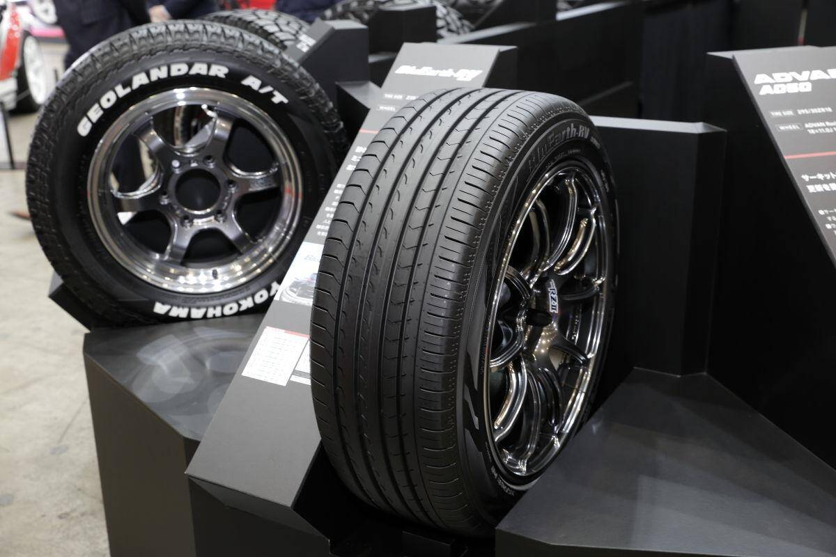 ネオバ！　アドバンスポーツ！　走り派注目の新作タイヤが居並ぶ2022年のヨコハマは熱い【東京オートサロン2022】