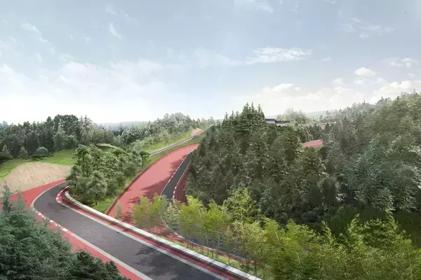 「単なるサーキットじゃない！　クルマで全開走行できるリゾート!?　温泉・プール・ジムまである会員制ドライビングクラブが「千葉」に爆誕する」の画像