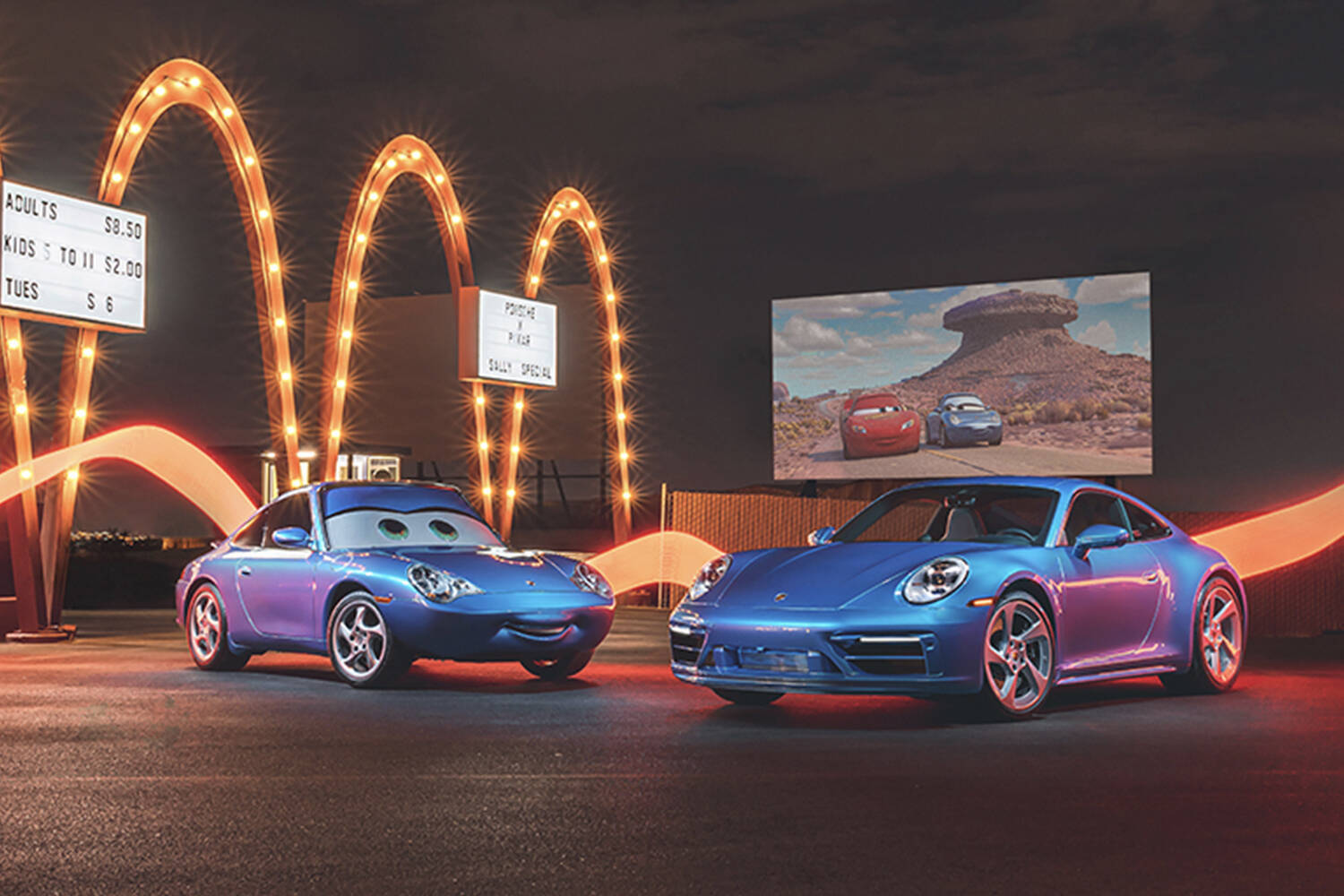 ディズニーアニメ映画「カーズ」の登場車をポルシェが実車化！　５億円で落札された「911サリースペシャル」って何もの？