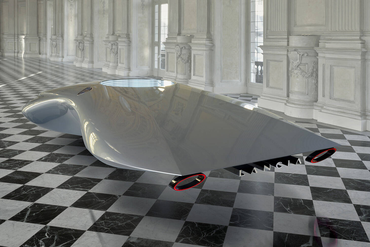 これってクルマ？　それとも??　新生ランチアが新ロゴと共に発表した「謎の物体」の正体とは